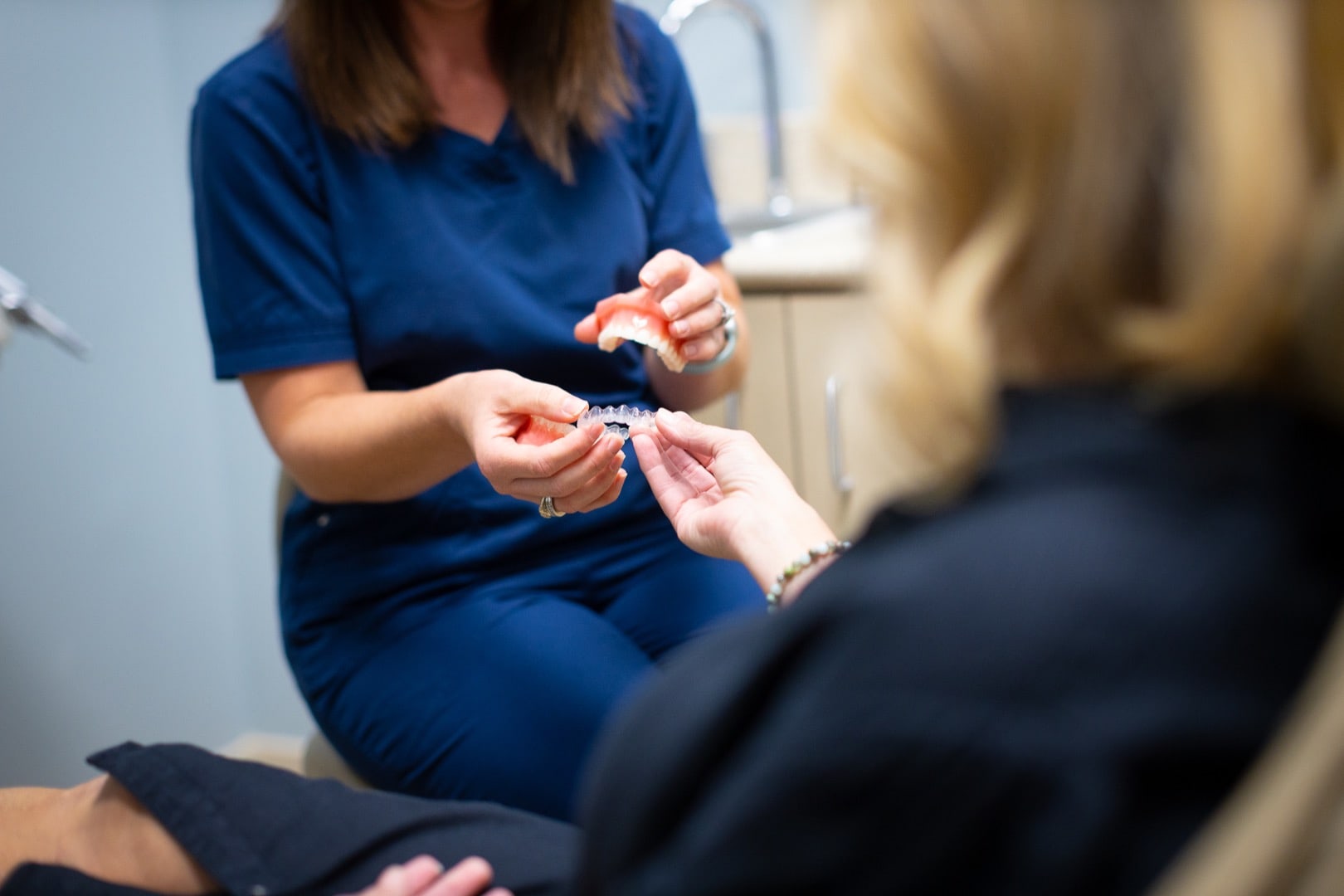 Staff Candids Beavers and Broomfield Dentistry 2020 Fayetteville Arkansas Dentist 106 - Can Veneers Fix My Overbite?