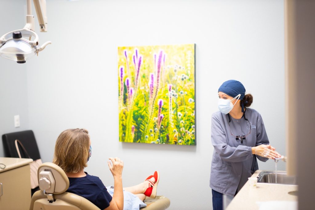 Staff Candids Beavers and Broomfield Dentistry 2020 Fayetteville Arkansas Dentist 11 1024x683 - Dentures 101: 5 Things to Know About Your New Smile