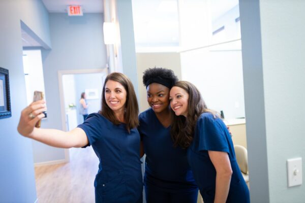 Staff Candids Beavers and Broomfield Dentistry 2020 Fayetteville Arkansas Dentist 110 600x400 - Our New Website - Dentistry In Fayetteville, AR